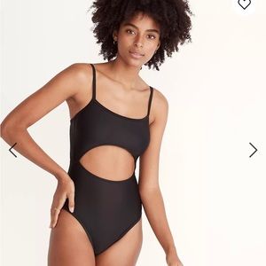 Madewell Second Wave Cutout One-Piece Swimsuit xxs